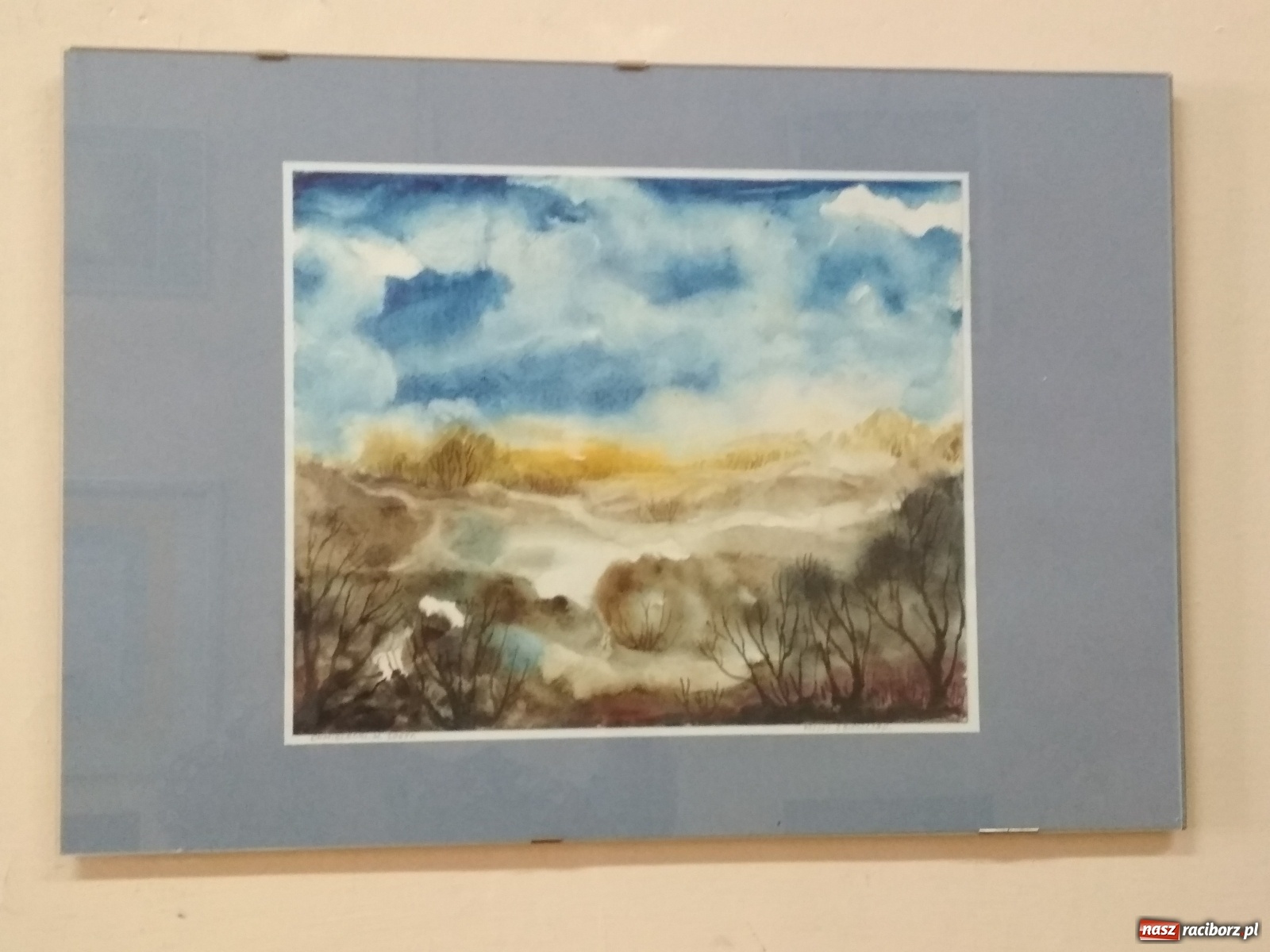 Zdjęcie w galerii na portalu naszraciborz.pl: Wystawa prac Mariana Chmieleckiego w Bibliotece Pedagogicznej wiadomości z regionu