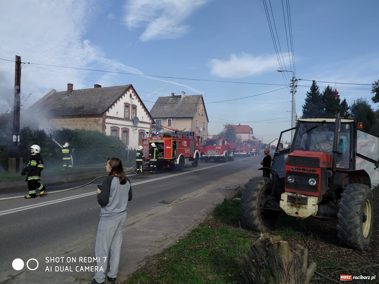 Zdjęcie w galerii na portalu naszraciborz.pl: Pożar w Krzanowicach. Spłonęła doszczętnie altana [FOTO i WIDEO] wiadomości z regionu