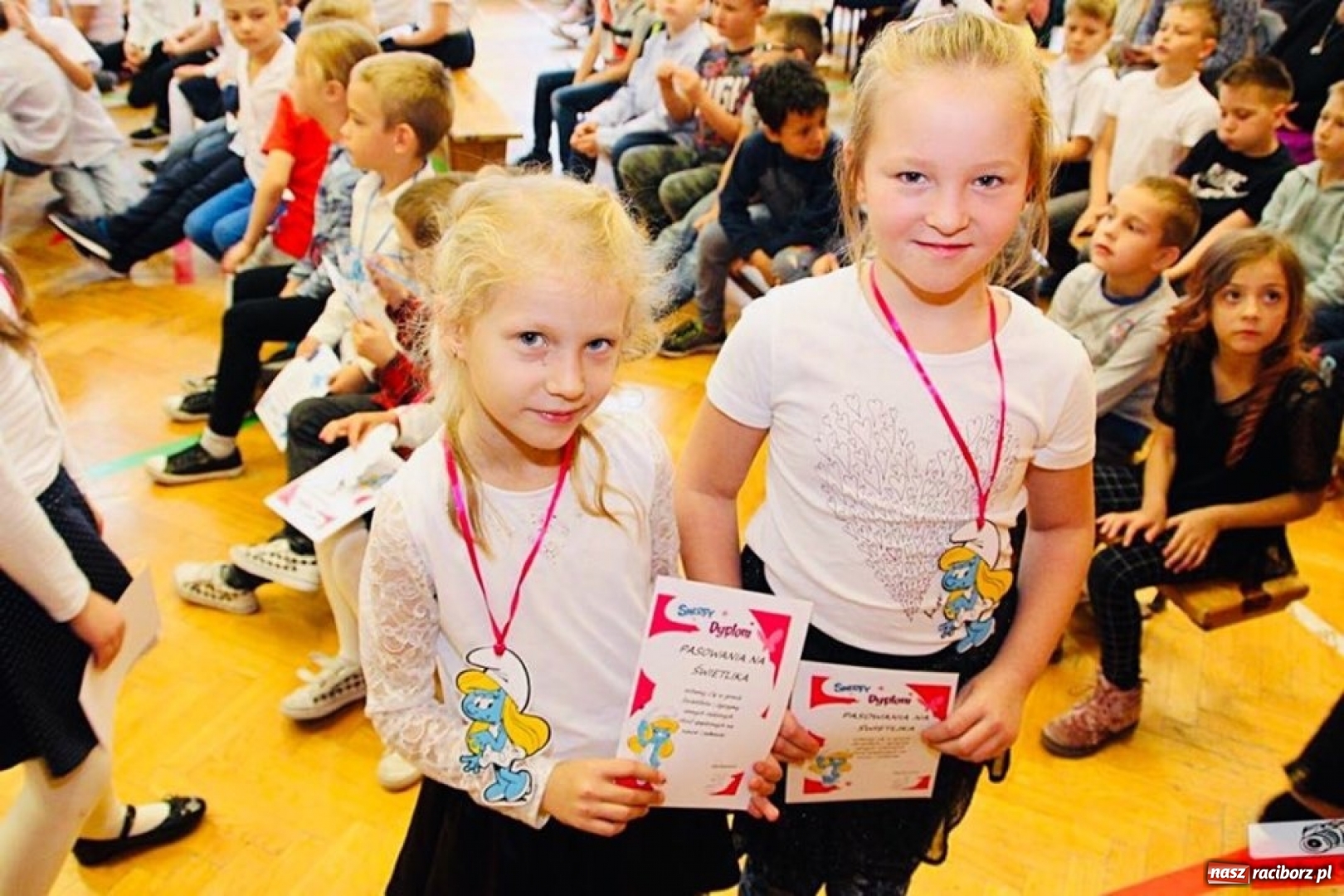 Zdjęcie w galerii na portalu naszraciborz.pl: W SP 13 pasowali na świetlika  wiadomości z regionu