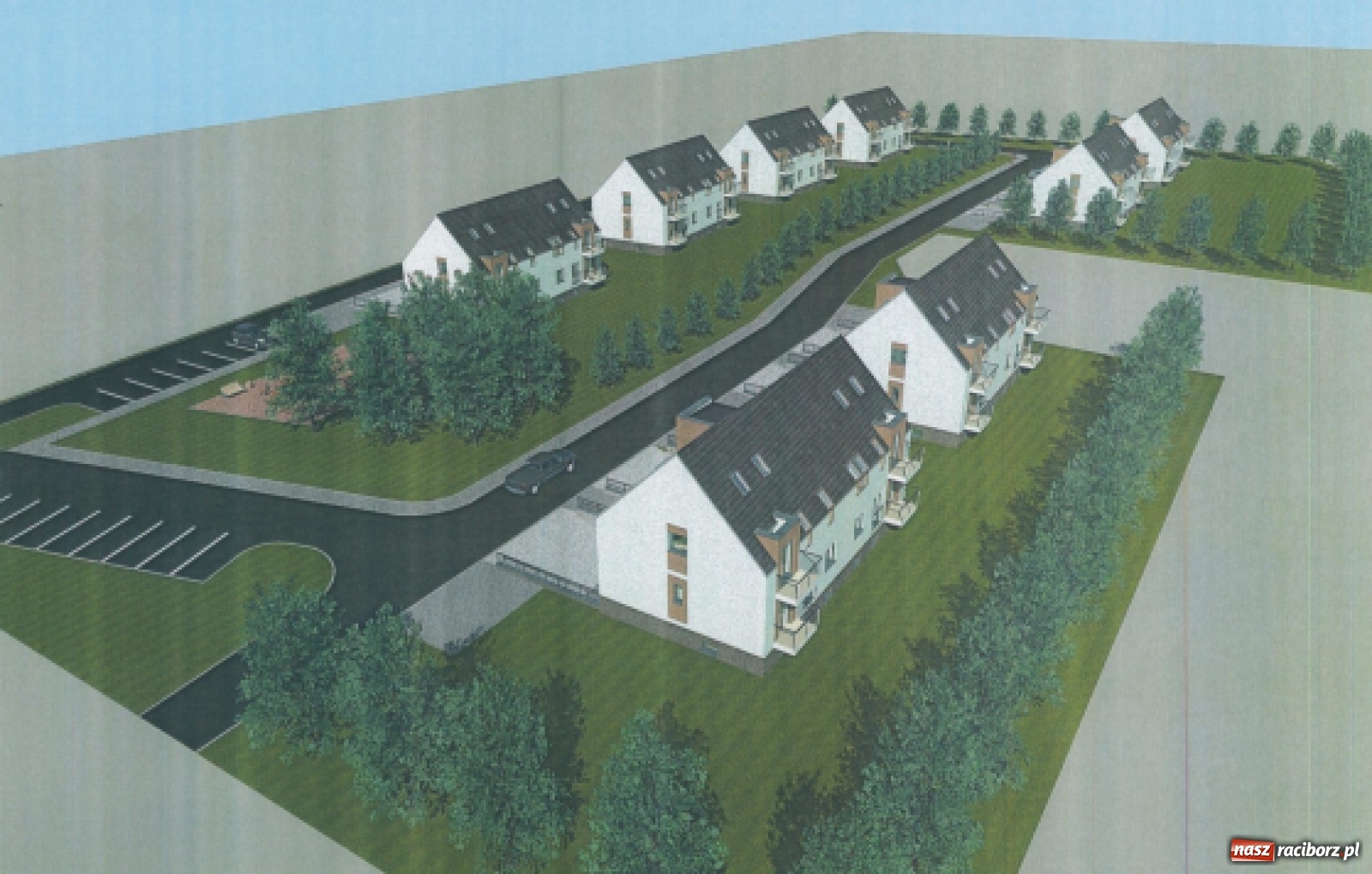 Zdjęcie w galerii na portalu naszraciborz.pl: Przy Siwonia ma powstać nowe osiedle domów wielorodzinnych [FOTO] wiadomości z regionu