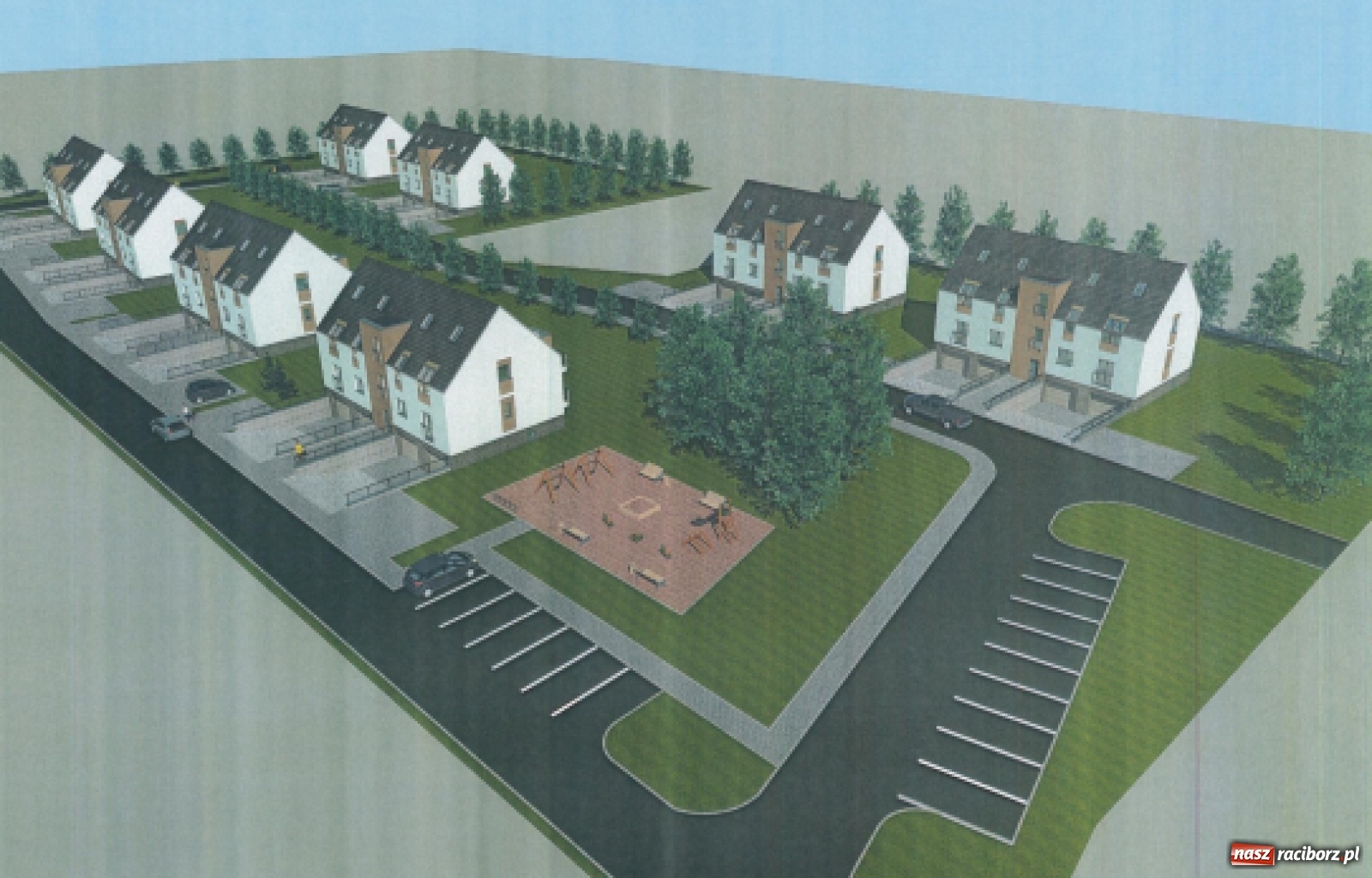 Zdjęcie w galerii na portalu naszraciborz.pl: Przy Siwonia ma powstać nowe osiedle domów wielorodzinnych [FOTO] wiadomości z regionu