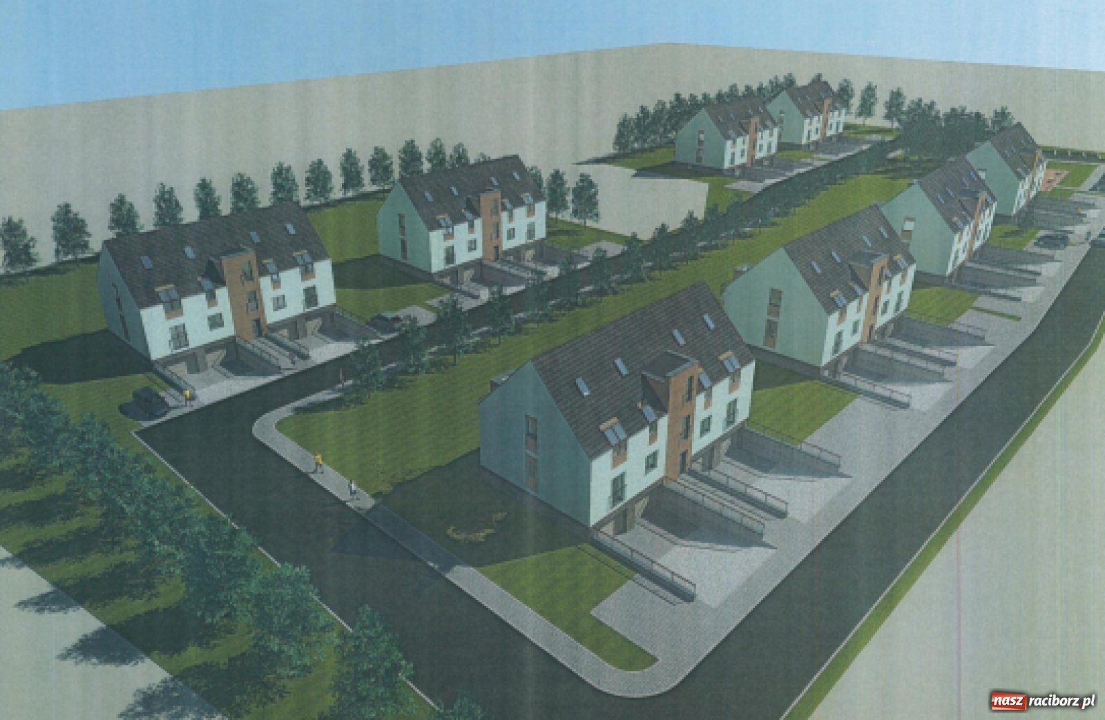 Zdjęcie w galerii na portalu naszraciborz.pl: Przy Siwonia ma powstać nowe osiedle domów wielorodzinnych [FOTO] wiadomości z regionu