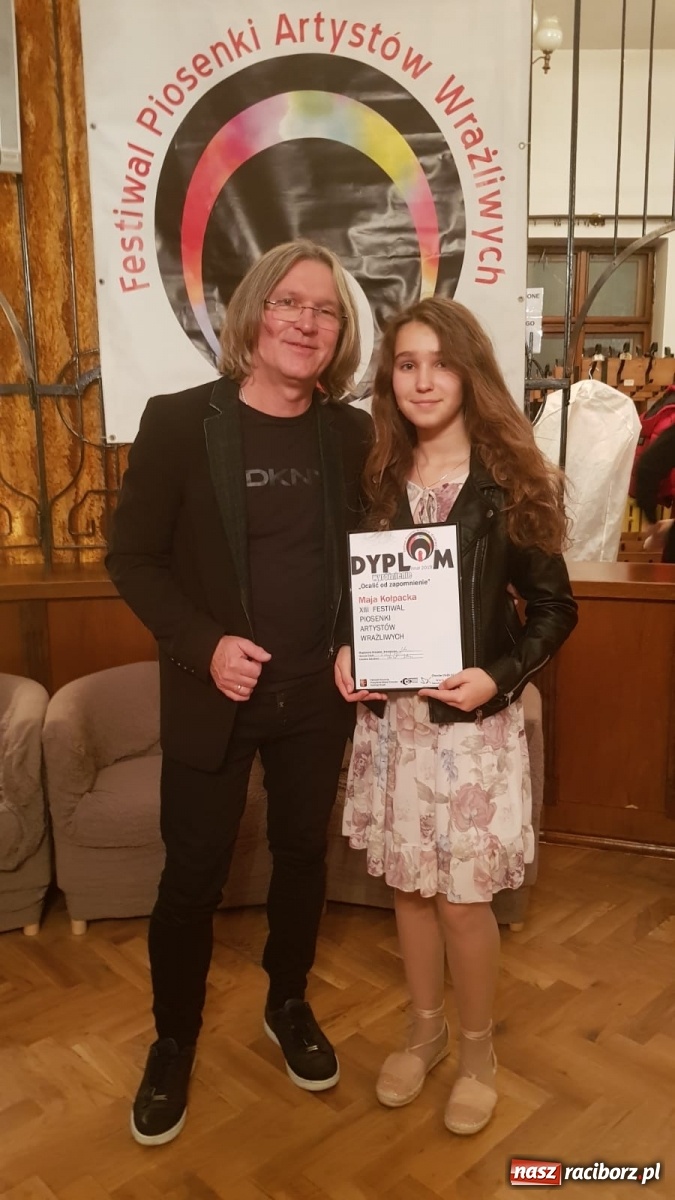 Zdjęcie w galerii na portalu naszraciborz.pl: Maja Kołpacka z sukcesem na konkursie w Chorzowie wiadomości z regionu