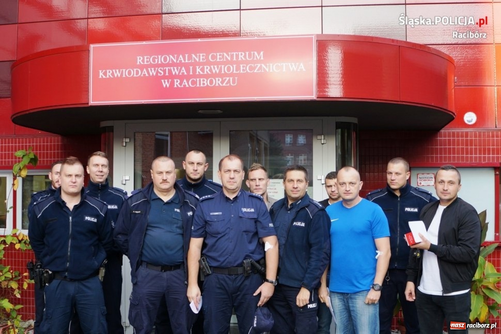 Zdjęcie w galerii na portalu naszraciborz.pl: Policjanci z Raciborza dzielili się własną krwią  wiadomości z regionu