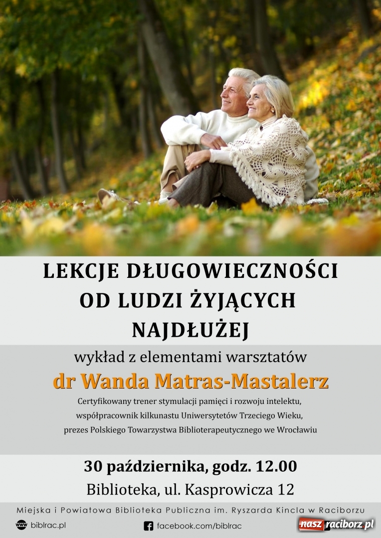 Zdjęcie w galerii na portalu naszraciborz.pl: W bibliotece o tajemnicach długowieczności  wiadomości z regionu