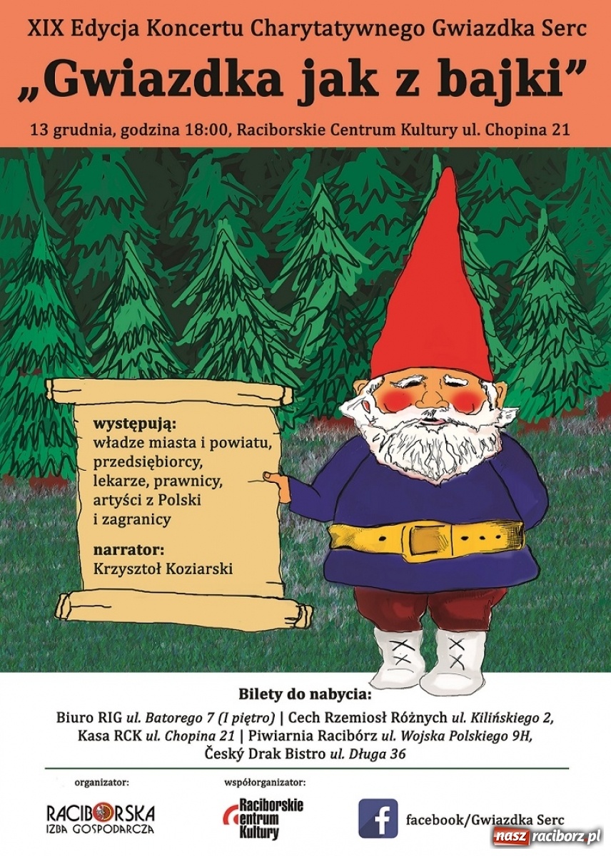 Zdjęcie w galerii na portalu naszraciborz.pl: Gwiazdka jak z bajki. XIX edycja koncertu Gwiazdka Serc coraz bliżej  wiadomości z regionu