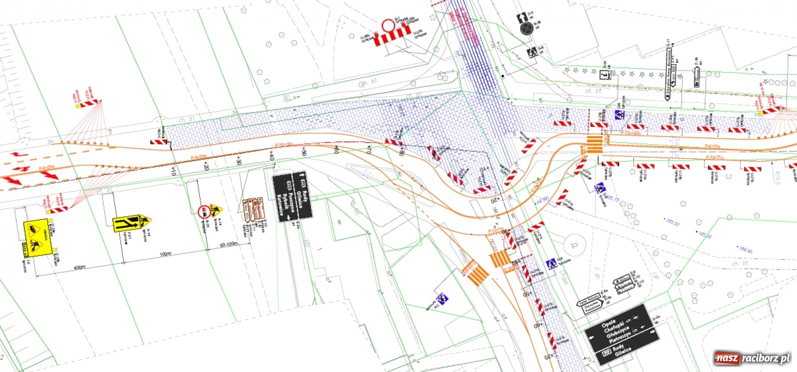 Zdjęcie w galerii na portalu naszraciborz.pl: Wiceprezydent Konieczny o terminie rozpoczęcia budowy ronda przy Mechaniku  wiadomości z regionu