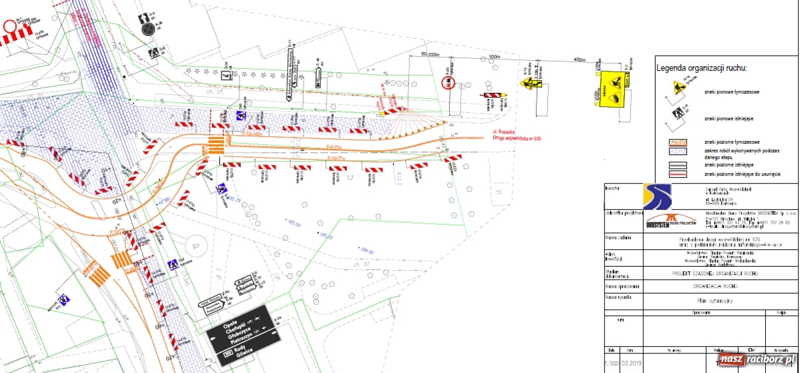 Zdjęcie w galerii na portalu naszraciborz.pl: Wiceprezydent Konieczny o terminie rozpoczęcia budowy ronda przy Mechaniku  wiadomości z regionu