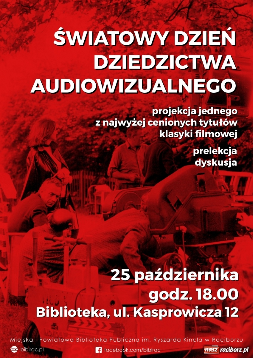 Zdjęcie w galerii na portalu naszraciborz.pl: Światowy Dzień Dziedzictwa Audiowizualnego w raciborskiej bibliotece wiadomości z regionu