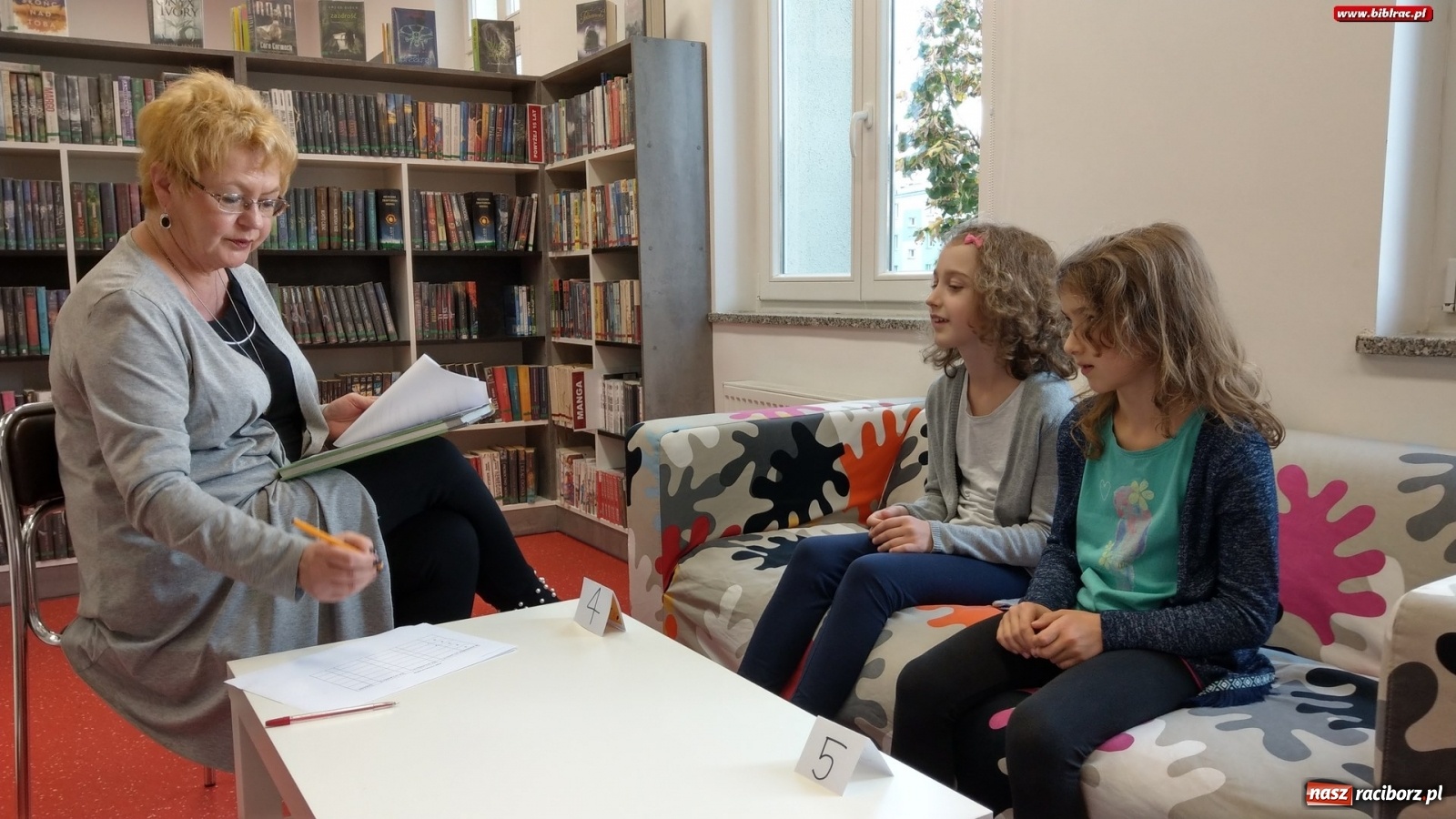 Zdjęcie w galerii na portalu naszraciborz.pl: Konkurs wiedzy o Pippi Pończoszance w raciborskiej książnicy wiadomości z regionu