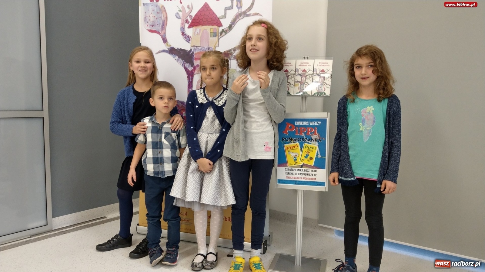 Zdjęcie w galerii na portalu naszraciborz.pl: Konkurs wiedzy o Pippi Pończoszance w raciborskiej książnicy wiadomości z regionu