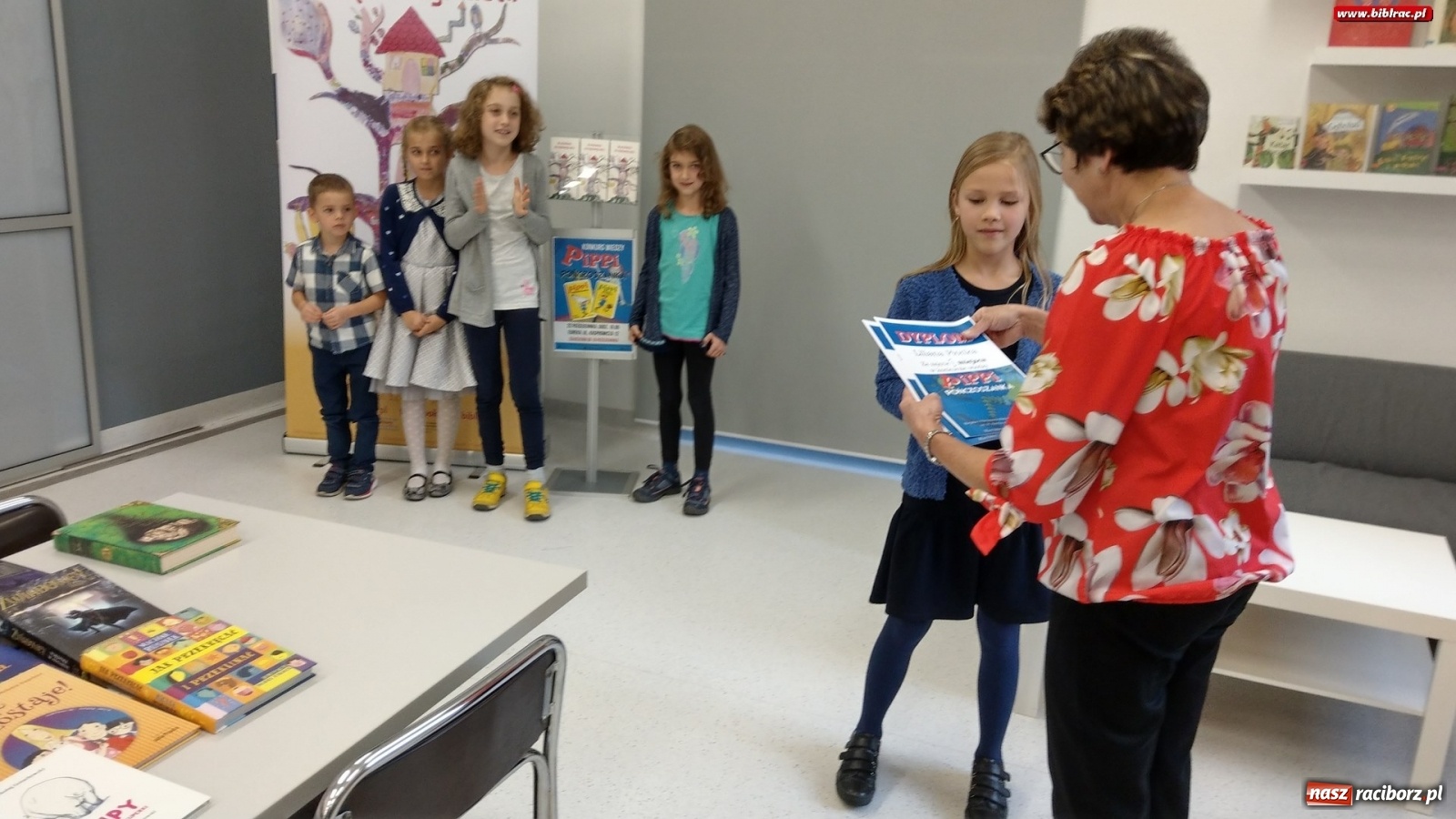 Zdjęcie w galerii na portalu naszraciborz.pl: Konkurs wiedzy o Pippi Pończoszance w raciborskiej książnicy wiadomości z regionu
