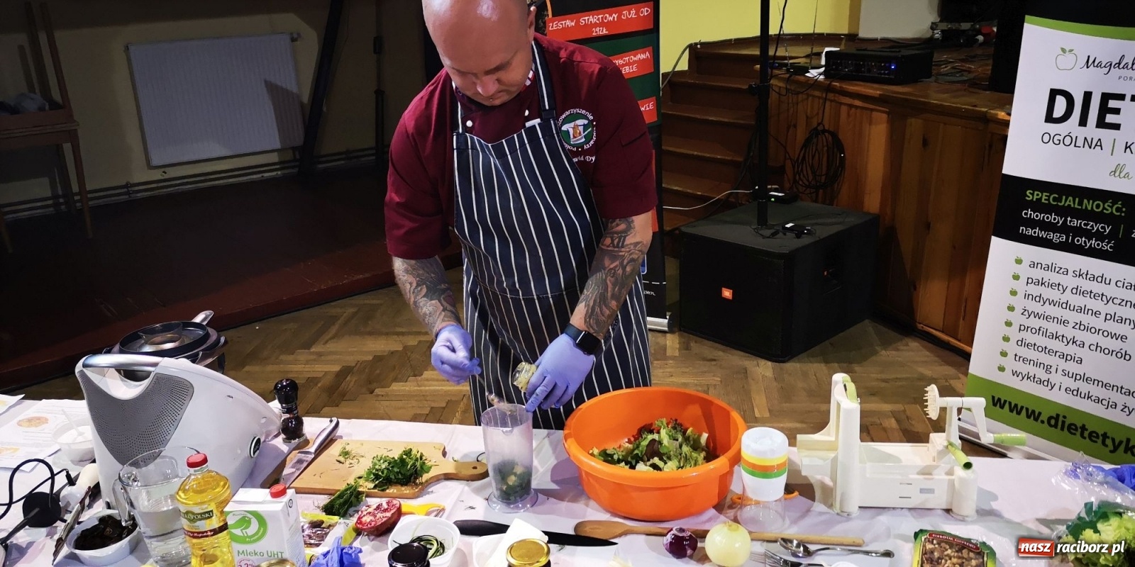 Zdjęcie w galerii na portalu naszraciborz.pl: Warsztaty kulinarne w ramach projektu Seniorze, rusz się! wiadomości z regionu