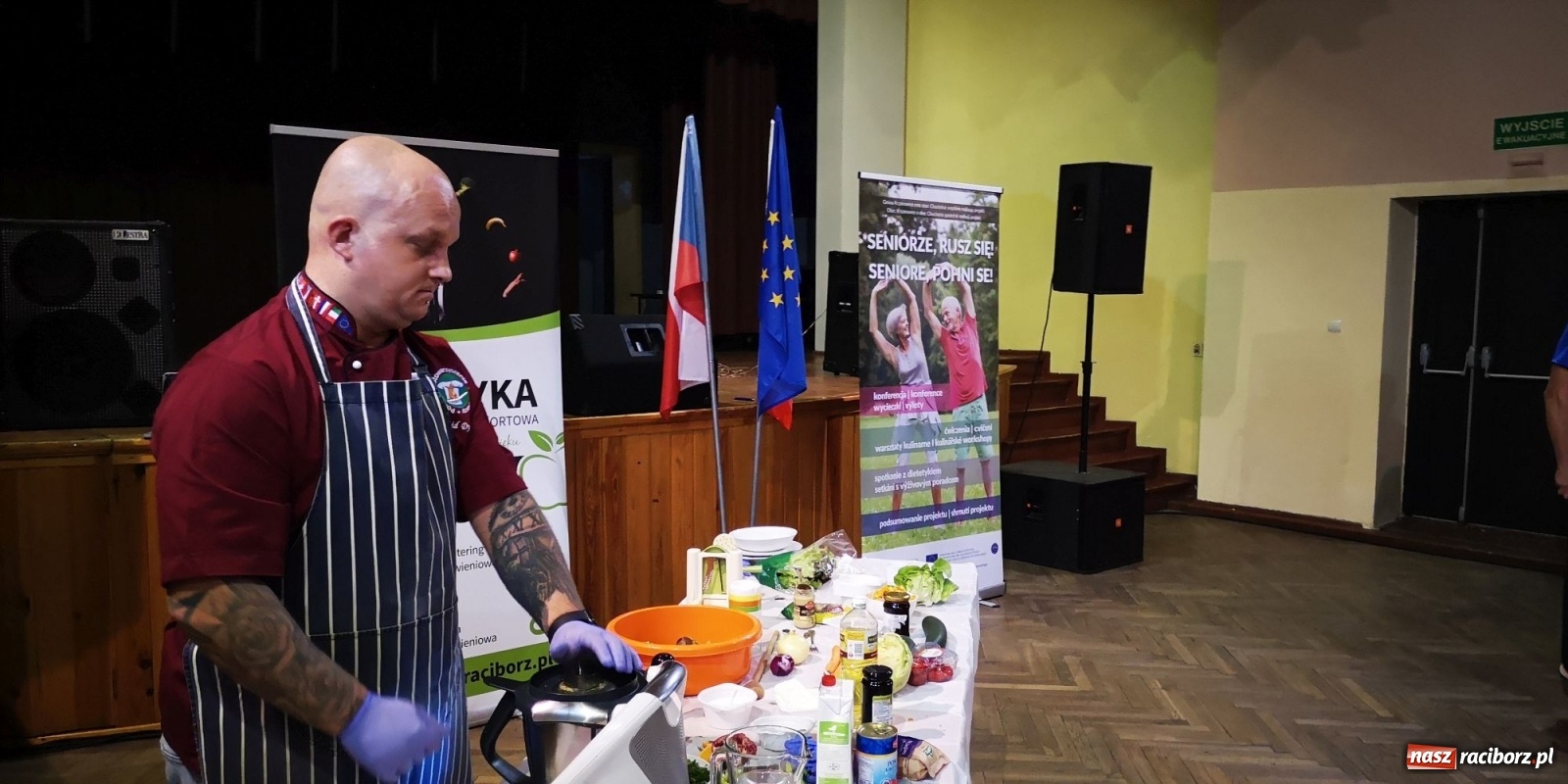 Zdjęcie w galerii na portalu naszraciborz.pl: Warsztaty kulinarne w ramach projektu Seniorze, rusz się! wiadomości z regionu