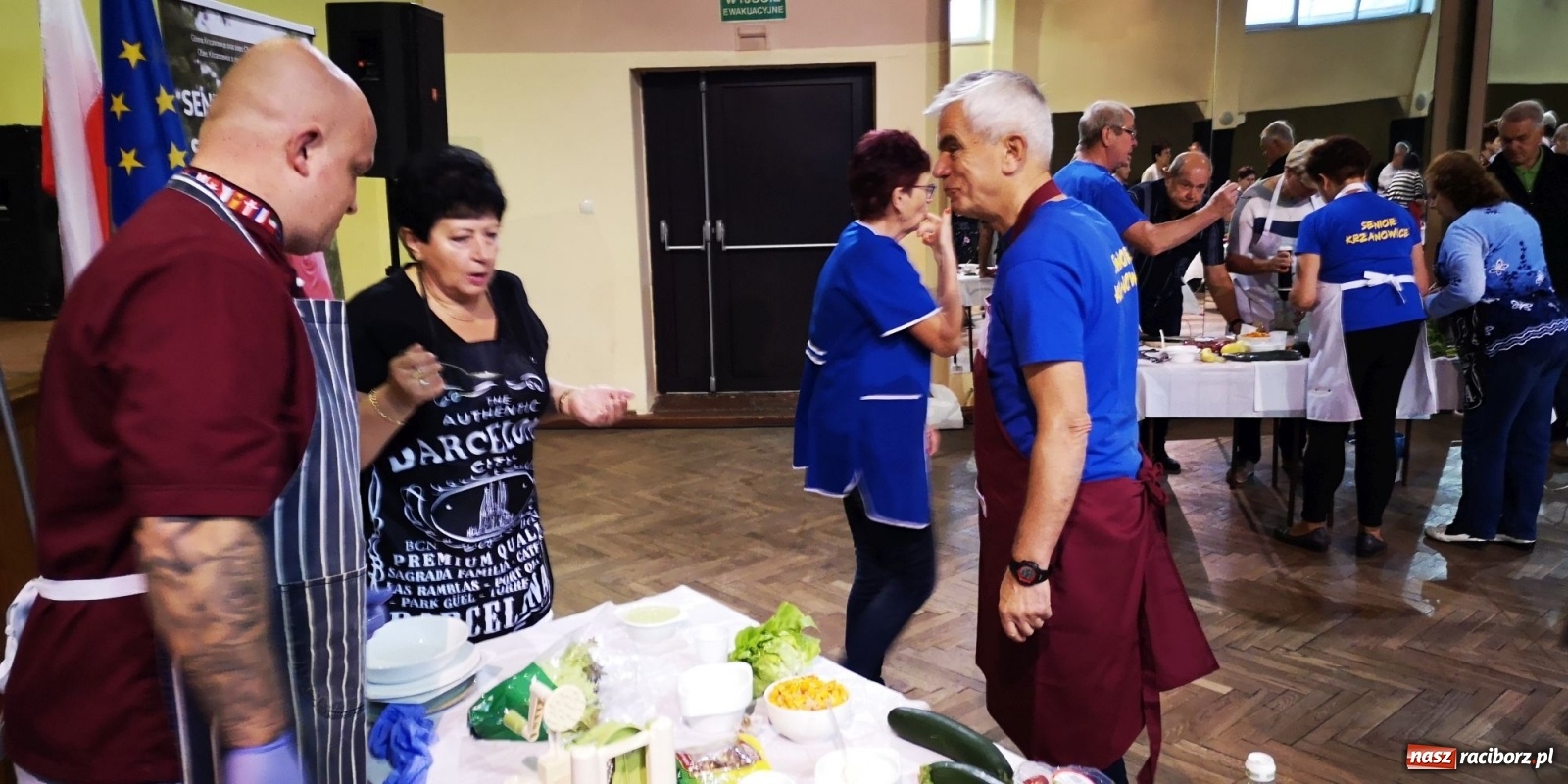 Zdjęcie w galerii na portalu naszraciborz.pl: Warsztaty kulinarne w ramach projektu Seniorze, rusz się! wiadomości z regionu