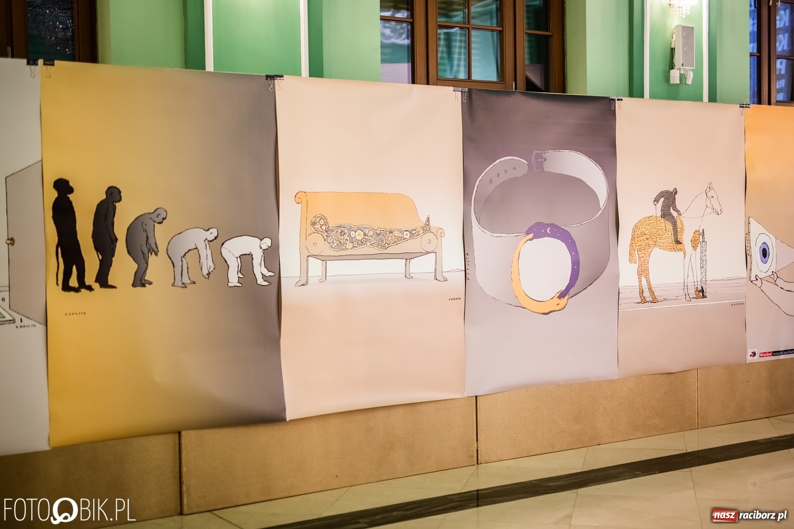 Zdjęcie w galerii na portalu naszraciborz.pl: K-DRON. Prace Janusza Kapusty można oglądać w pałacyku Rafako  wiadomości z regionu