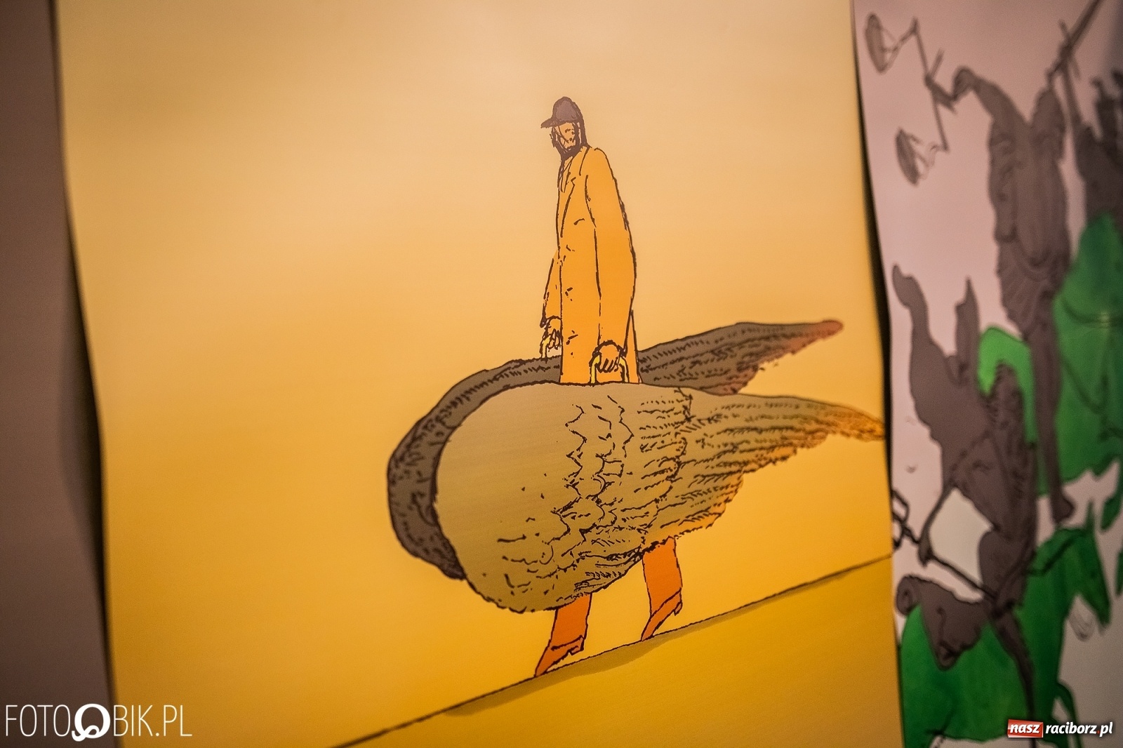 Zdjęcie w galerii na portalu naszraciborz.pl: K-DRON. Prace Janusza Kapusty można oglądać w pałacyku Rafako  wiadomości z regionu