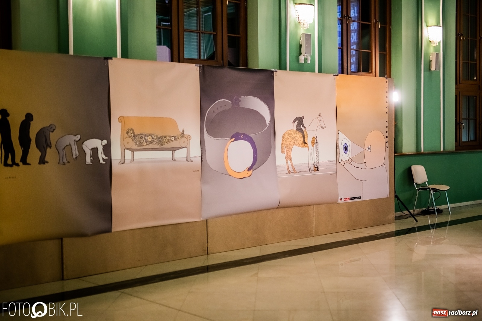 Zdjęcie w galerii na portalu naszraciborz.pl: K-DRON. Prace Janusza Kapusty można oglądać w pałacyku Rafako  wiadomości z regionu