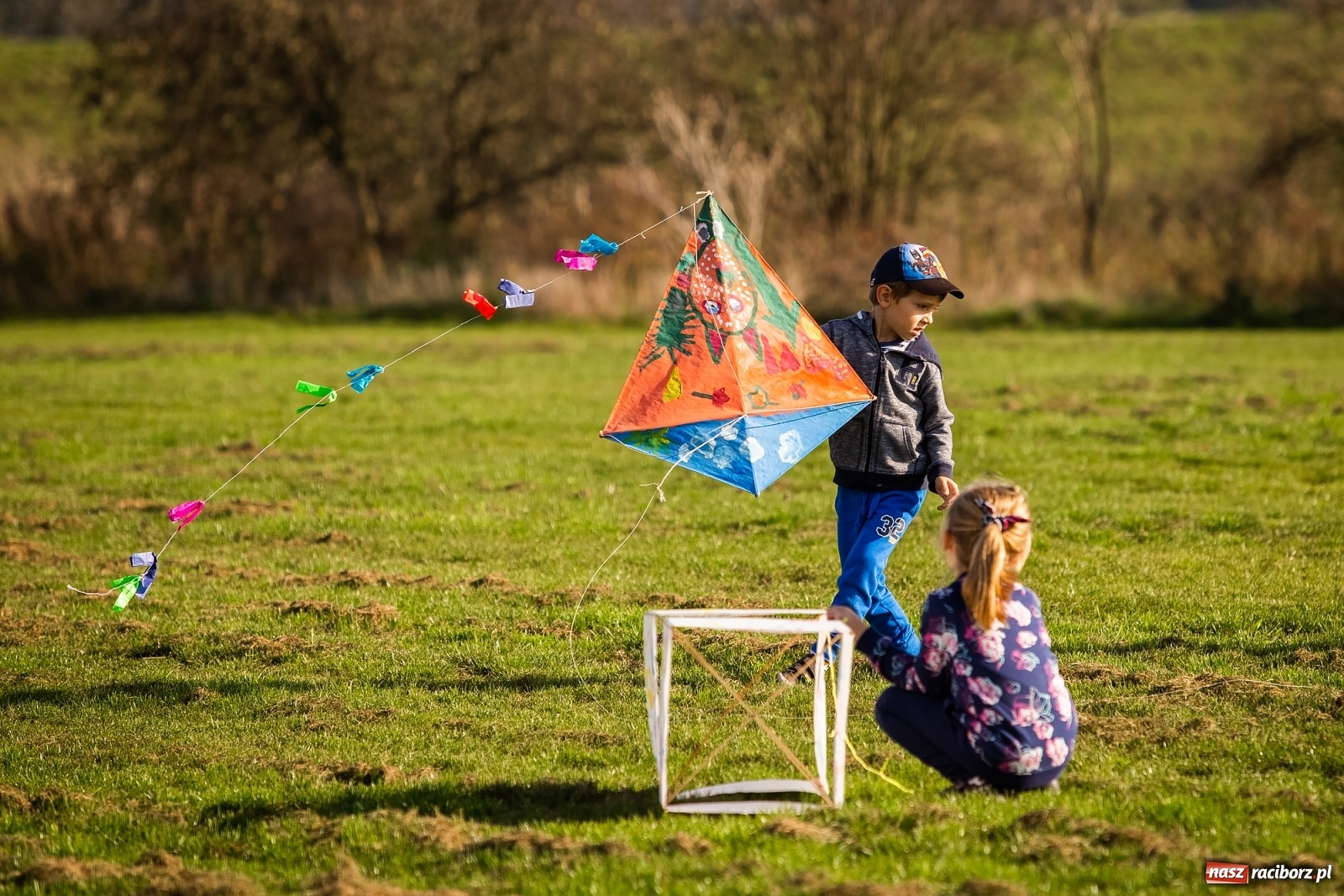 Zdjęcie w galerii na portalu naszraciborz.pl: Zawody latawcowe przy Adamczyka wiadomości z regionu