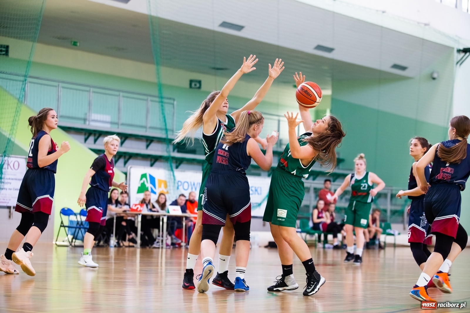 Zdjęcie w galerii na portalu naszraciborz.pl: Koszykówka. Kamienica Polska poległa w Raciborzu wiadomości z regionu