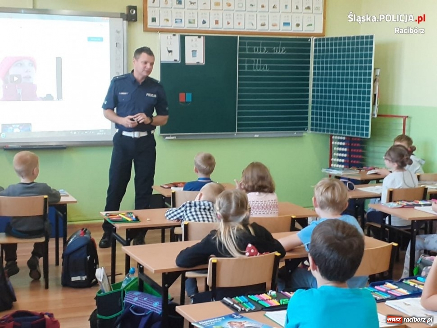 Zdjęcie w galerii na portalu naszraciborz.pl: Bezpieczna jesień z przedszkolakami i uczniami z Markowic wiadomości z regionu