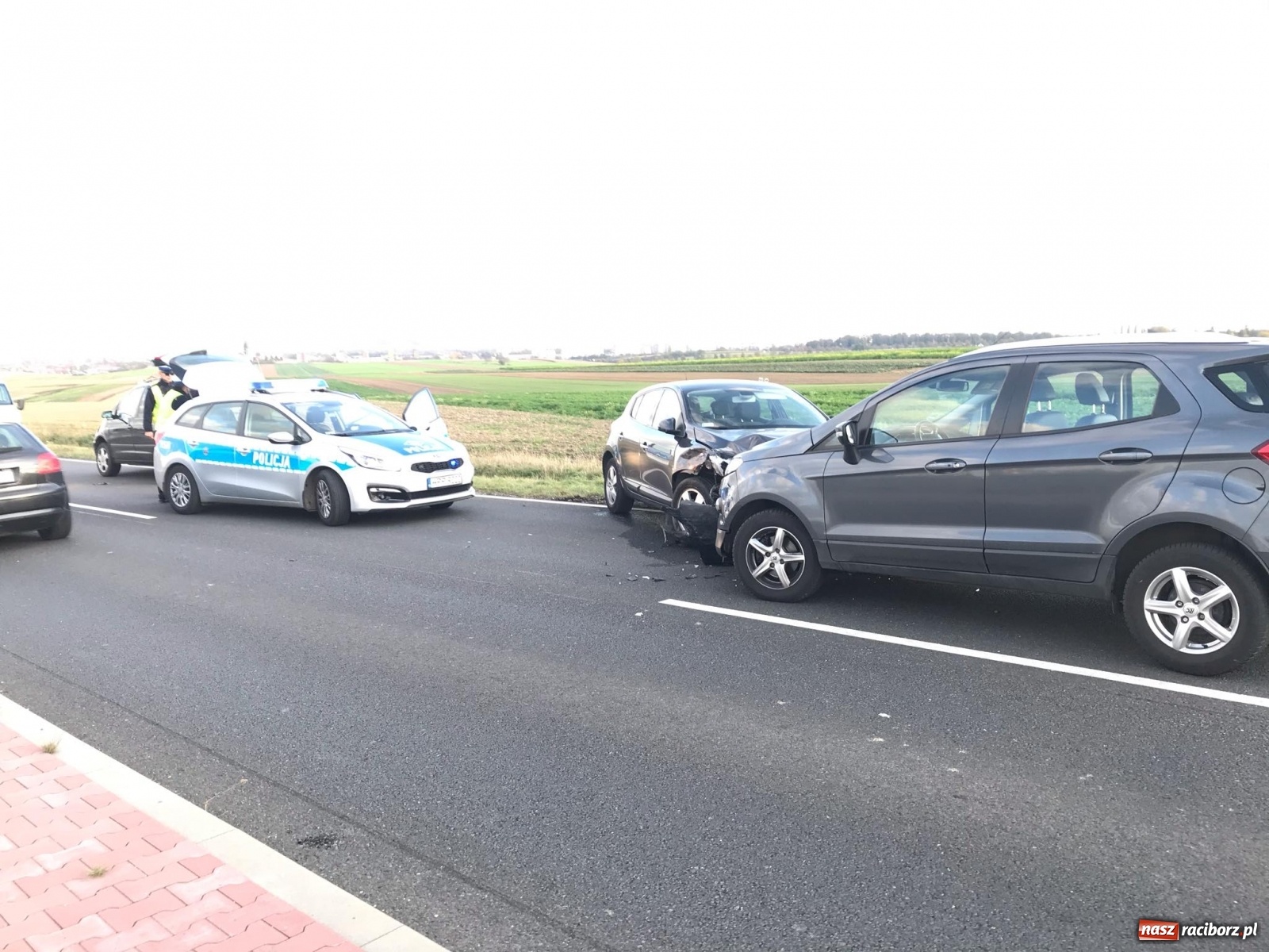 Zdjęcie w galerii na portalu naszraciborz.pl: Nietrzeźwy kierowca renault uszkodził trzy pojazdy  wiadomości z regionu