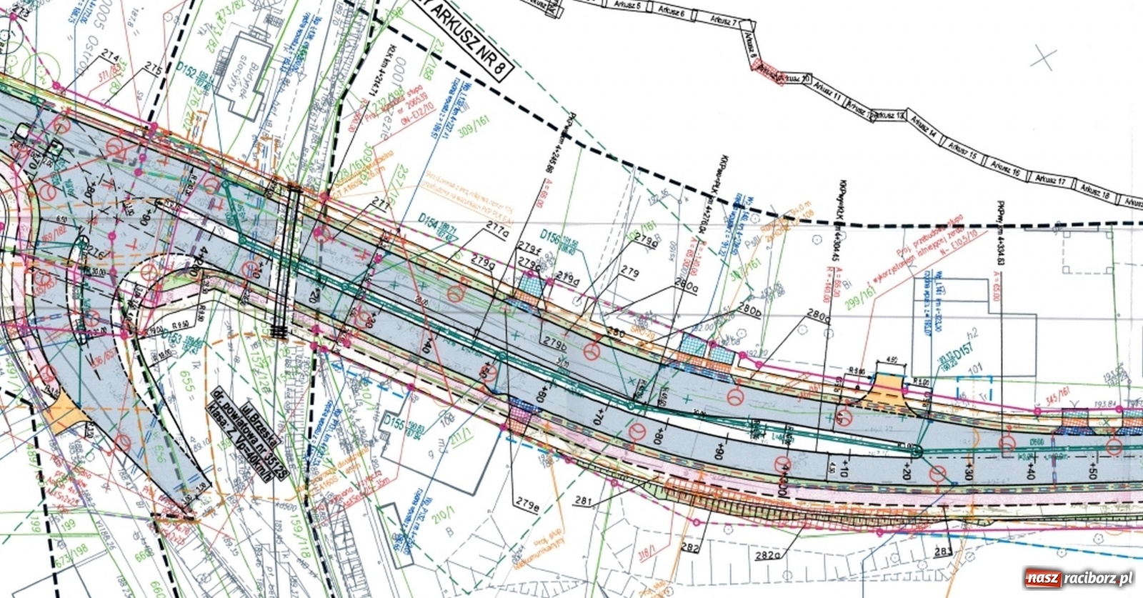 Zdjęcie w galerii na portalu naszraciborz.pl: Budowa wschodniej obwodnicy Raciborza. Jak bezpiecznie dojechać na żwirownie  wiadomości z regionu