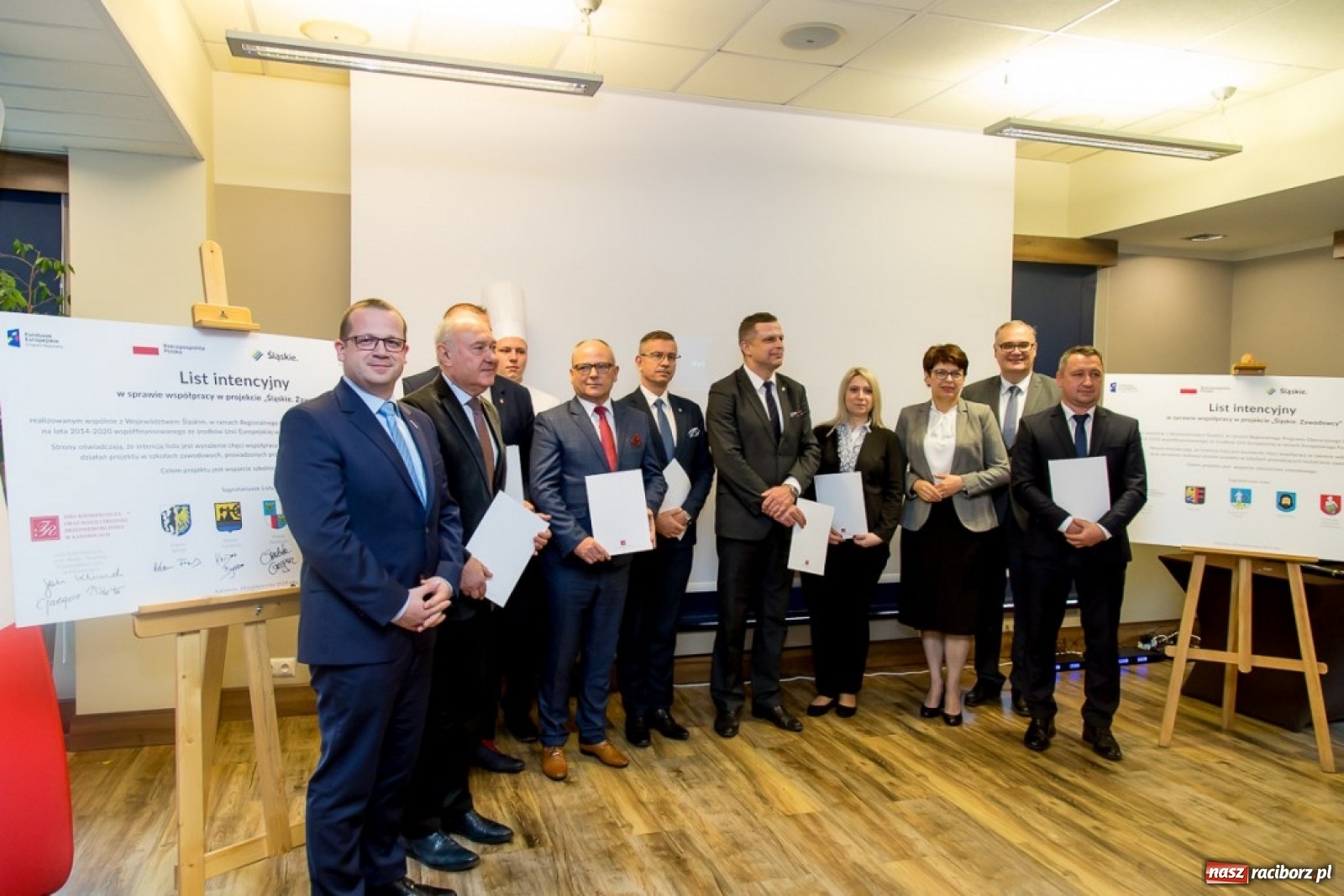 Zdjęcie w galerii na portalu naszraciborz.pl: Śląskie Zawodowcy. Powiat raciborski sygnatariuszem  wiadomości z regionu