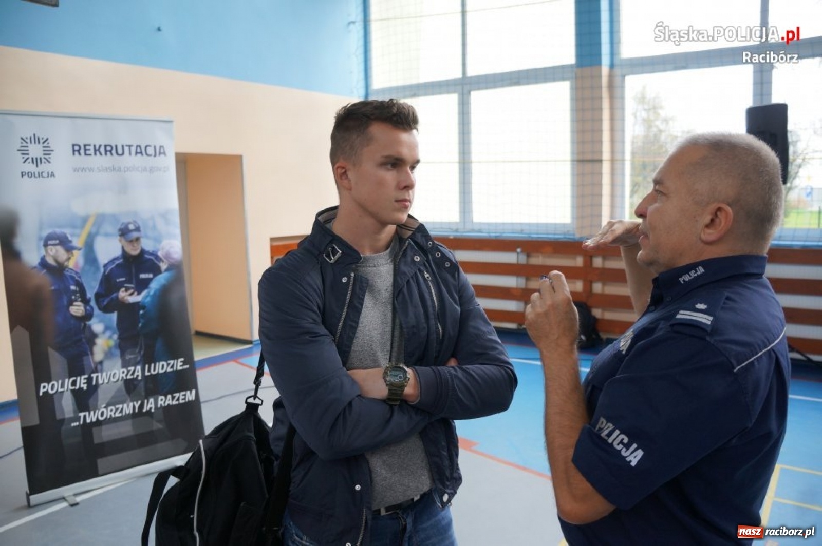 Zdjęcie w galerii na portalu naszraciborz.pl: Policja szuka w Raciborzu chętnych do służby  wiadomości z regionu