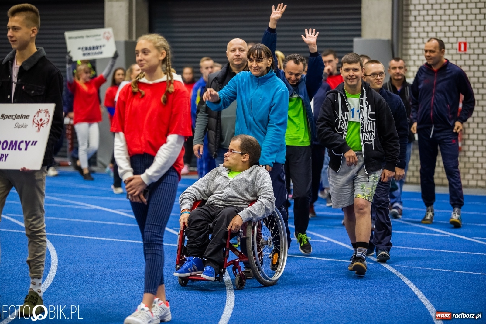 Zdjęcie w galerii na portalu naszraciborz.pl: Śląski Mityng Lekkoatletyczny Olimpiad Specjalnych Racibórz 2019 wiadomości z regionu