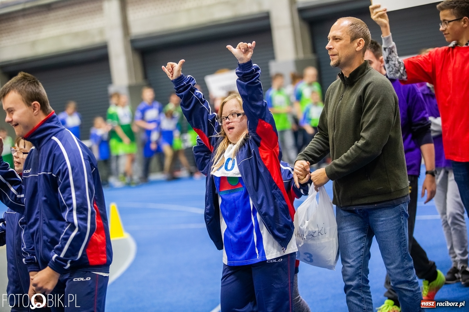 Zdjęcie w galerii na portalu naszraciborz.pl: Śląski Mityng Lekkoatletyczny Olimpiad Specjalnych Racibórz 2019 wiadomości z regionu