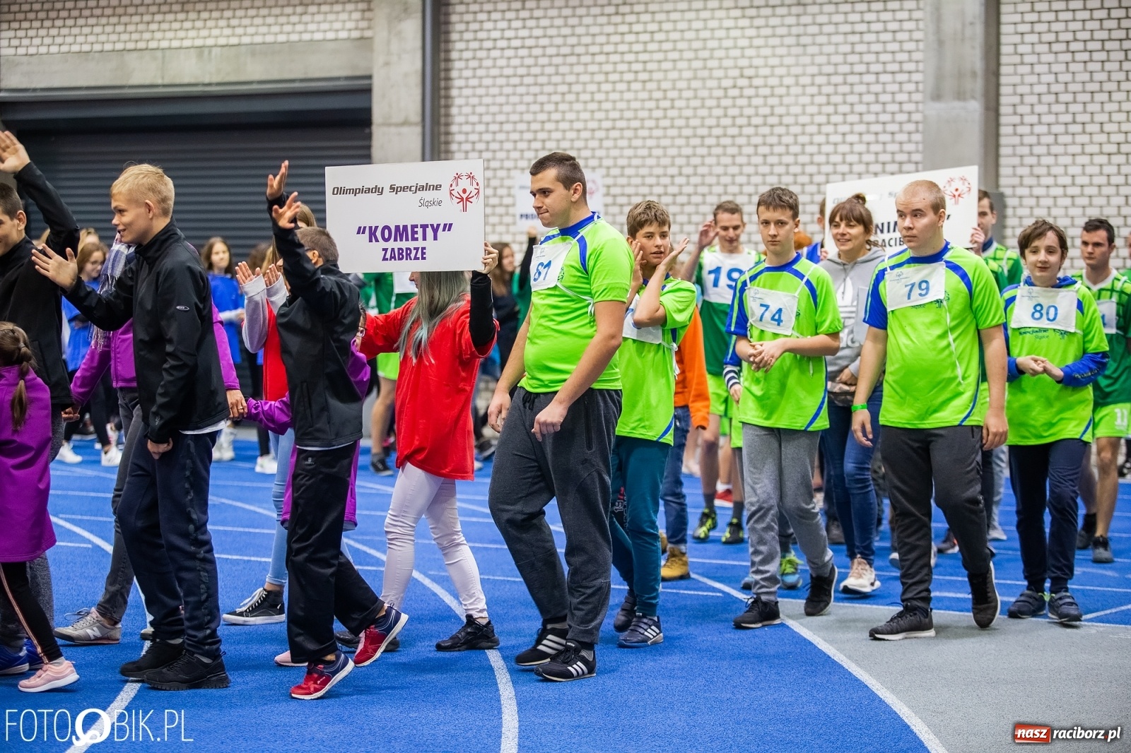 Zdjęcie w galerii na portalu naszraciborz.pl: Śląski Mityng Lekkoatletyczny Olimpiad Specjalnych Racibórz 2019 wiadomości z regionu