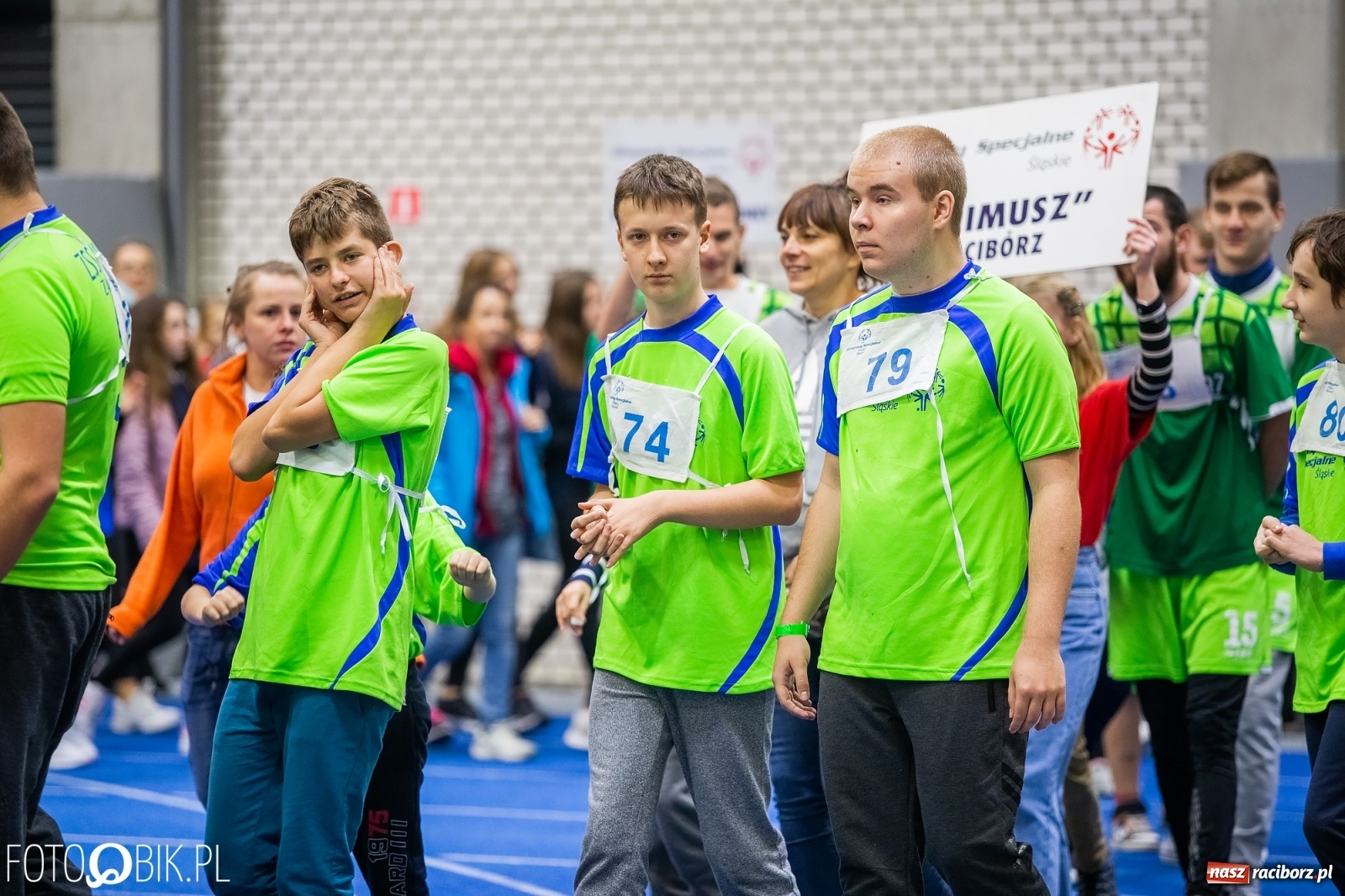 Zdjęcie w galerii na portalu naszraciborz.pl: Śląski Mityng Lekkoatletyczny Olimpiad Specjalnych Racibórz 2019 wiadomości z regionu