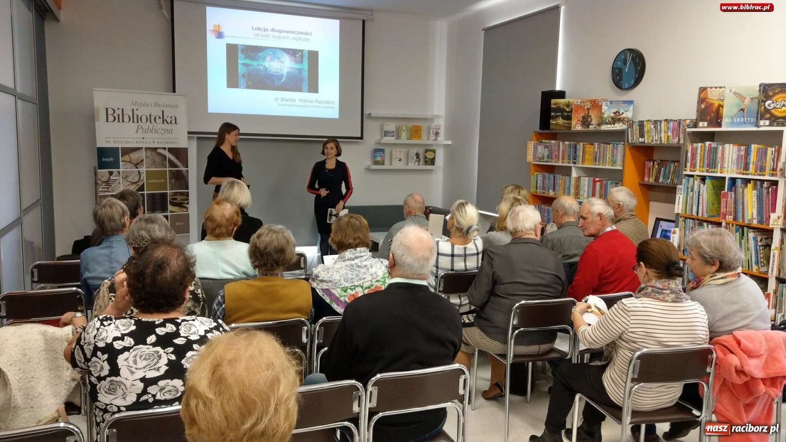 Zdjęcie w galerii na portalu naszraciborz.pl: Lekcja długowieczności w raciborskiej bibliotece  wiadomości z regionu