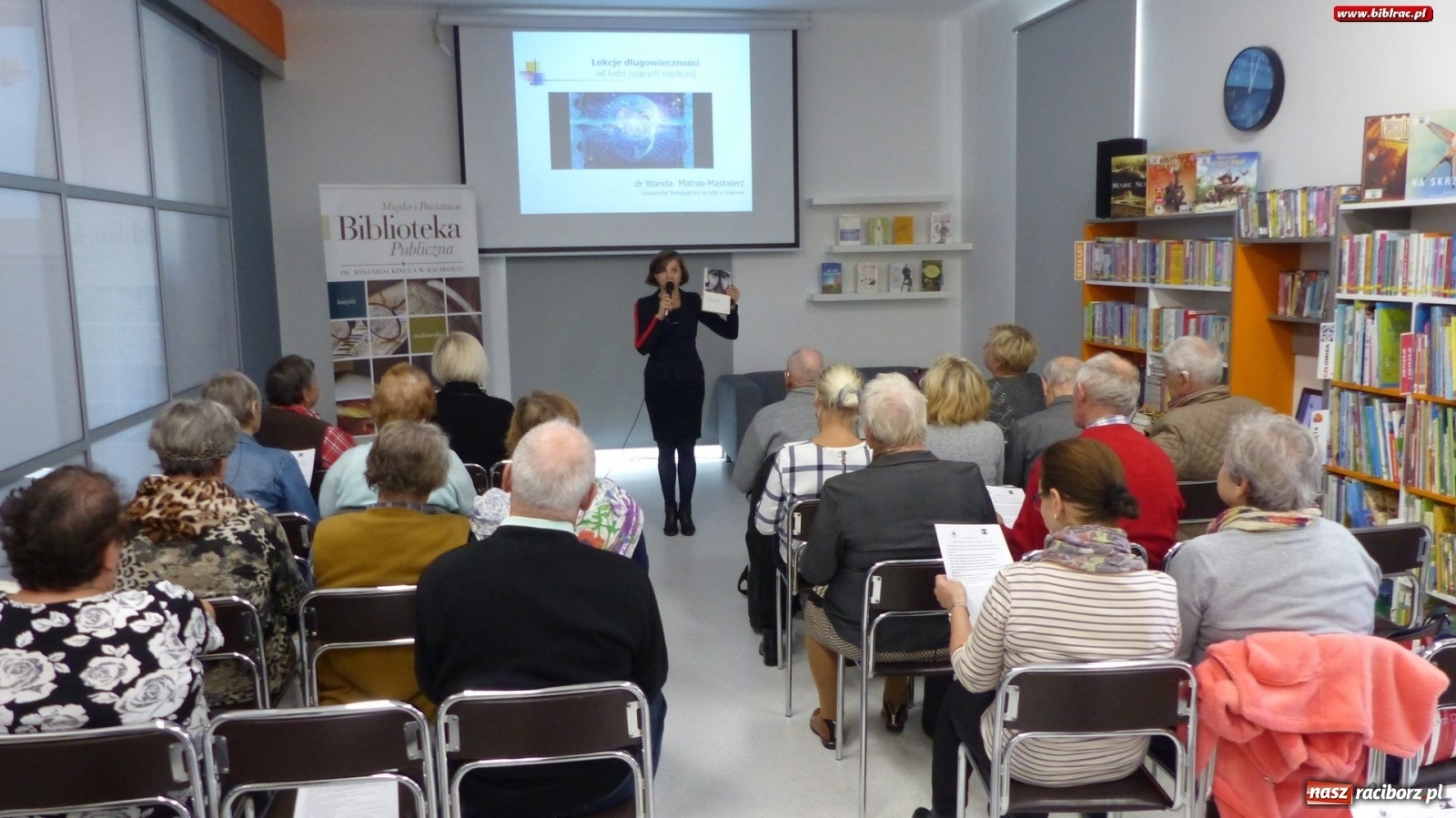 Zdjęcie w galerii na portalu naszraciborz.pl: Lekcja długowieczności w raciborskiej bibliotece  wiadomości z regionu