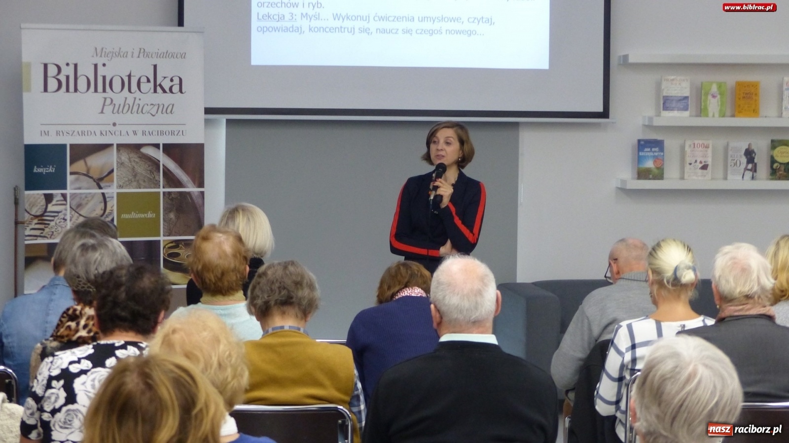 Zdjęcie w galerii na portalu naszraciborz.pl: Lekcja długowieczności w raciborskiej bibliotece  wiadomości z regionu