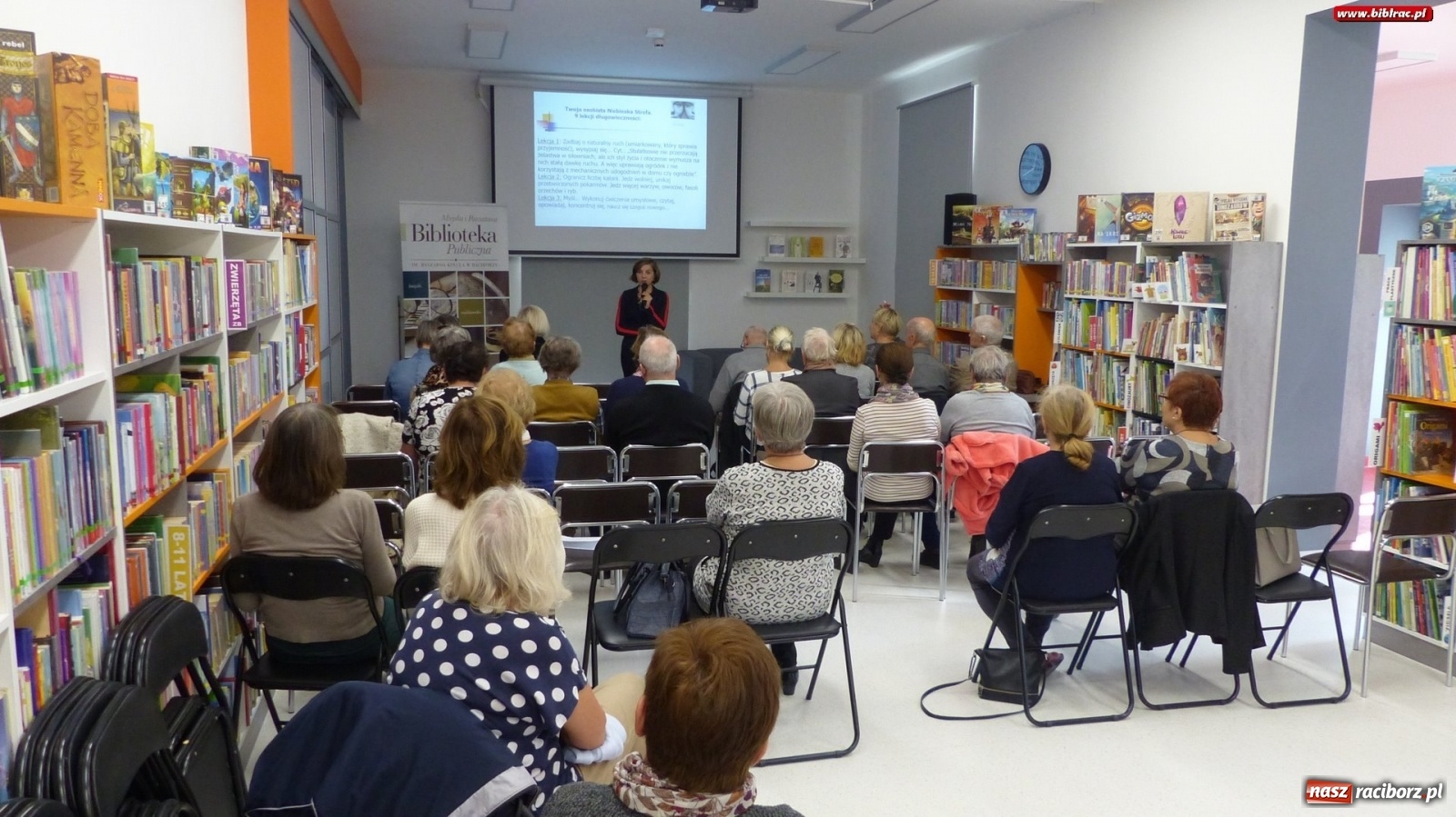 Zdjęcie w galerii na portalu naszraciborz.pl: Lekcja długowieczności w raciborskiej bibliotece  wiadomości z regionu