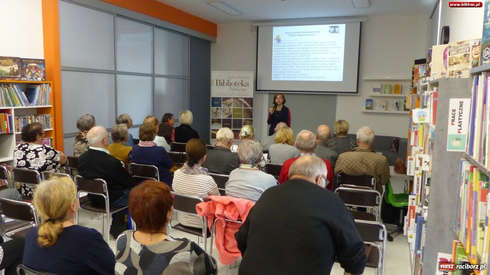 Zdjęcie w galerii na portalu naszraciborz.pl: Lekcja długowieczności w raciborskiej bibliotece  wiadomości z regionu