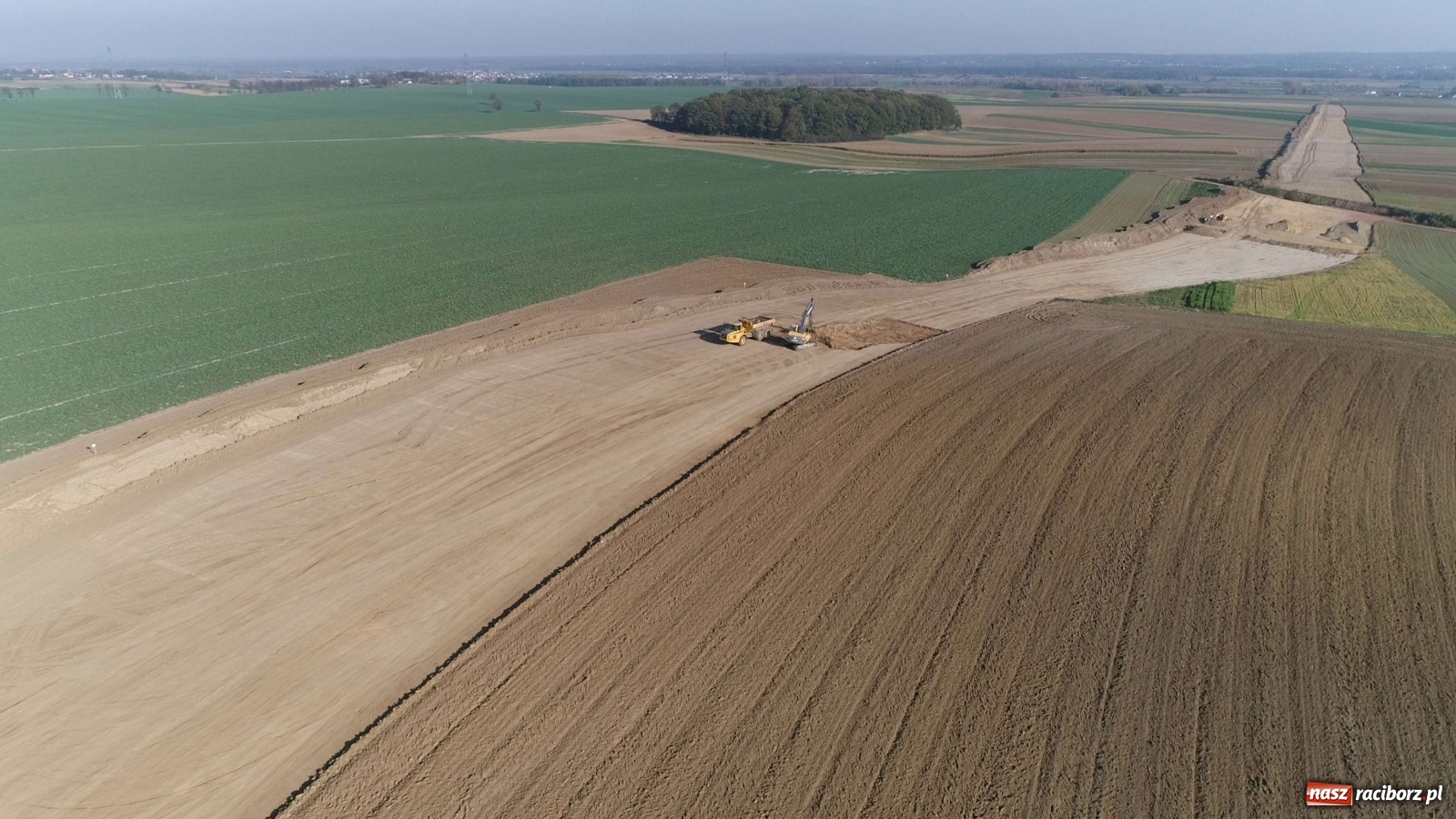 Zdjęcie w galerii na portalu naszraciborz.pl: Szybkie tempo budowy wschodniej obwodnicy Raciborza [HARMONOGRAM ROBÓT]  wiadomości z regionu
