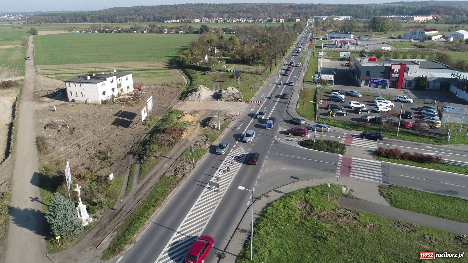 Zdjęcie w galerii na portalu naszraciborz.pl: Szybkie tempo budowy wschodniej obwodnicy Raciborza [HARMONOGRAM ROBÓT]  wiadomości z regionu
