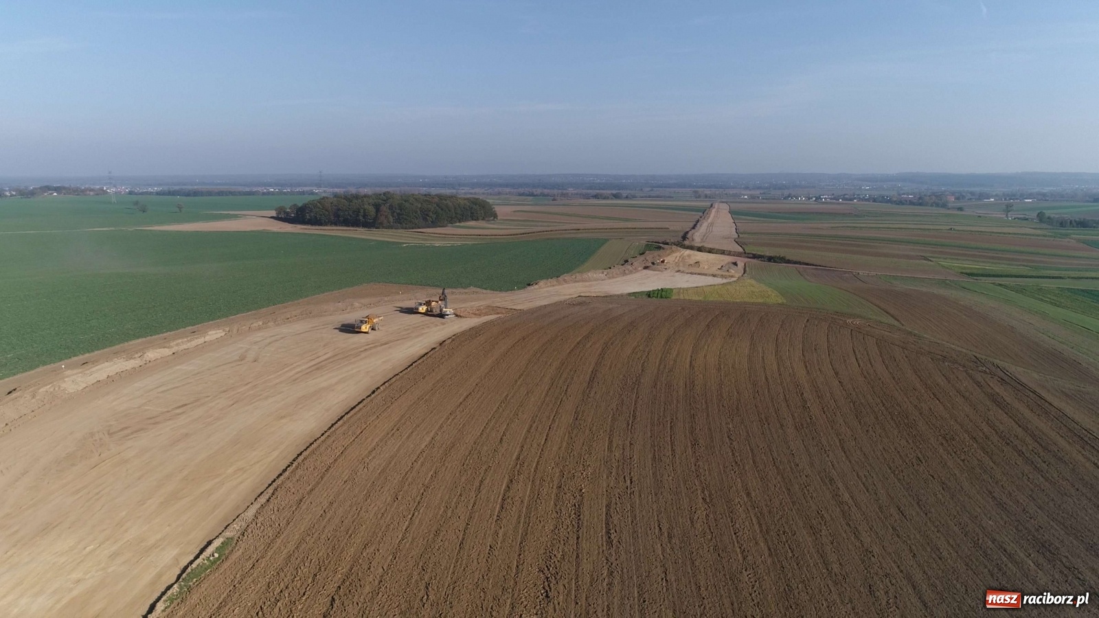 Zdjęcie w galerii na portalu naszraciborz.pl: Szybkie tempo budowy wschodniej obwodnicy Raciborza [HARMONOGRAM ROBÓT]  wiadomości z regionu