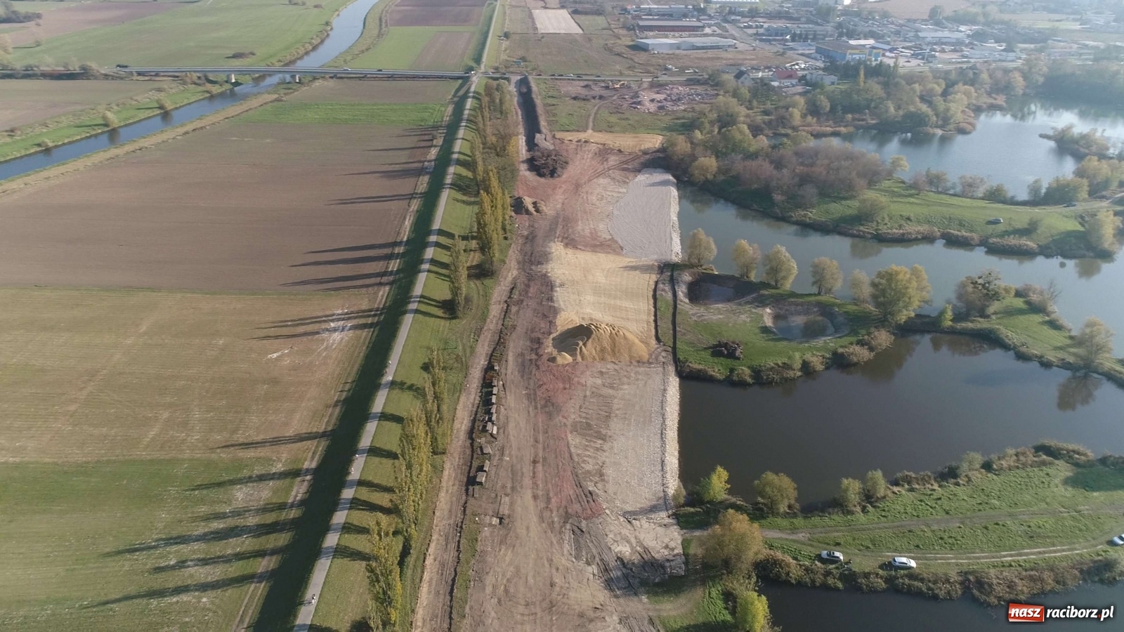Zdjęcie w galerii na portalu naszraciborz.pl: Szybkie tempo budowy wschodniej obwodnicy Raciborza [HARMONOGRAM ROBÓT]  wiadomości z regionu