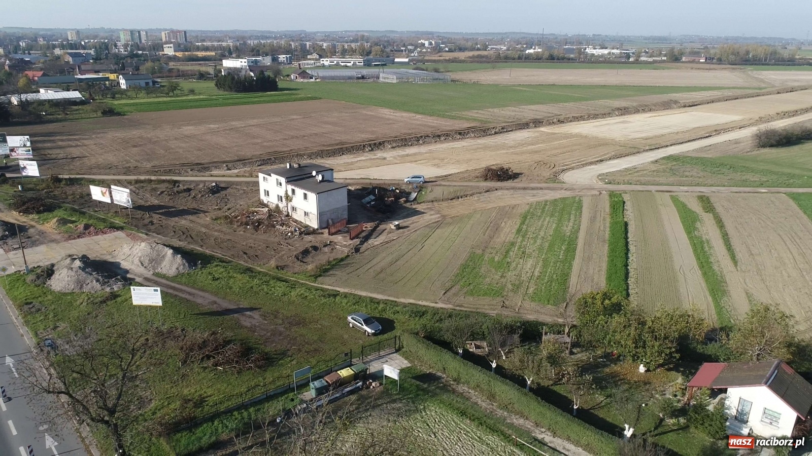 Zdjęcie w galerii na portalu naszraciborz.pl: Szybkie tempo budowy wschodniej obwodnicy Raciborza [HARMONOGRAM ROBÓT]  wiadomości z regionu