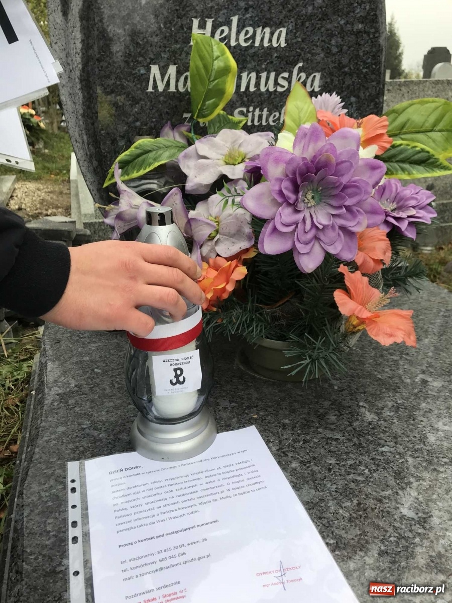 Zdjęcie w galerii na portalu naszraciborz.pl: Walcząc myśleli o Tobie. Żyjąc pamiętaj o nich! Polscy bohaterowie na naszych cmentarzach wiadomości z regionu