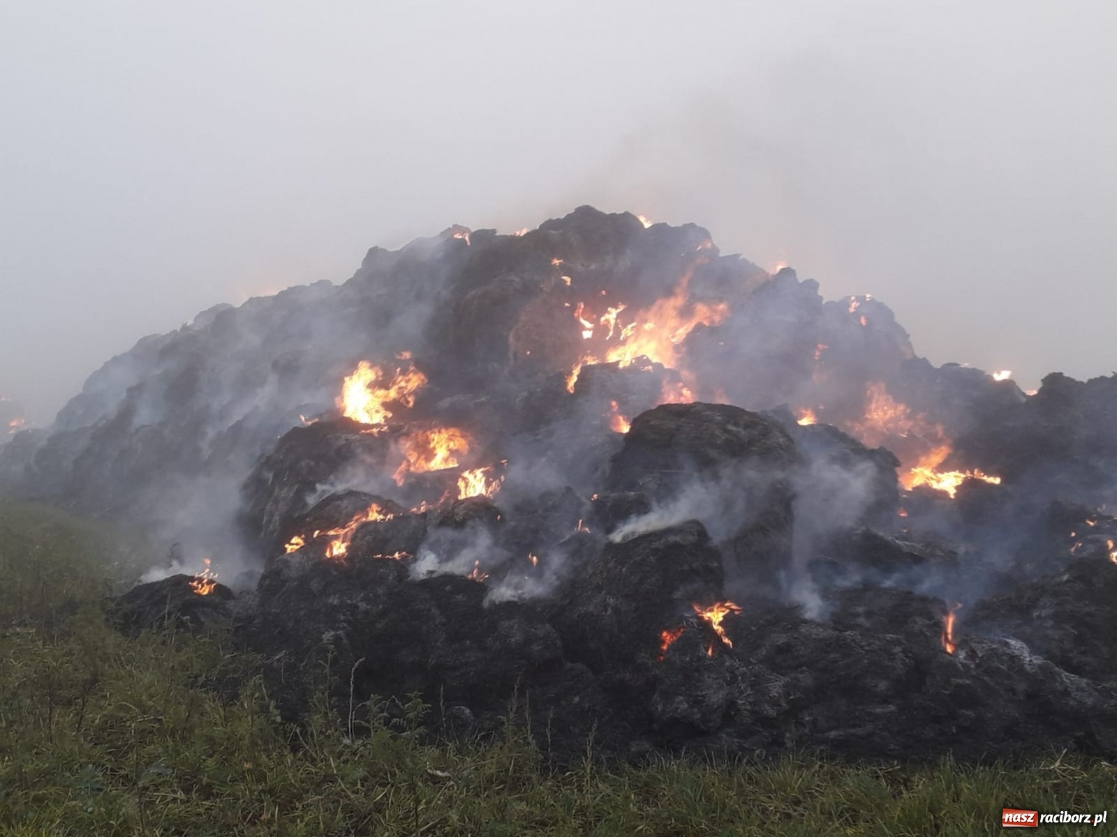 Zdjęcie w galerii na portalu naszraciborz.pl: Raport 998. 50 tys. złotych strat po pożarze w Owsiszczach wiadomości z regionu