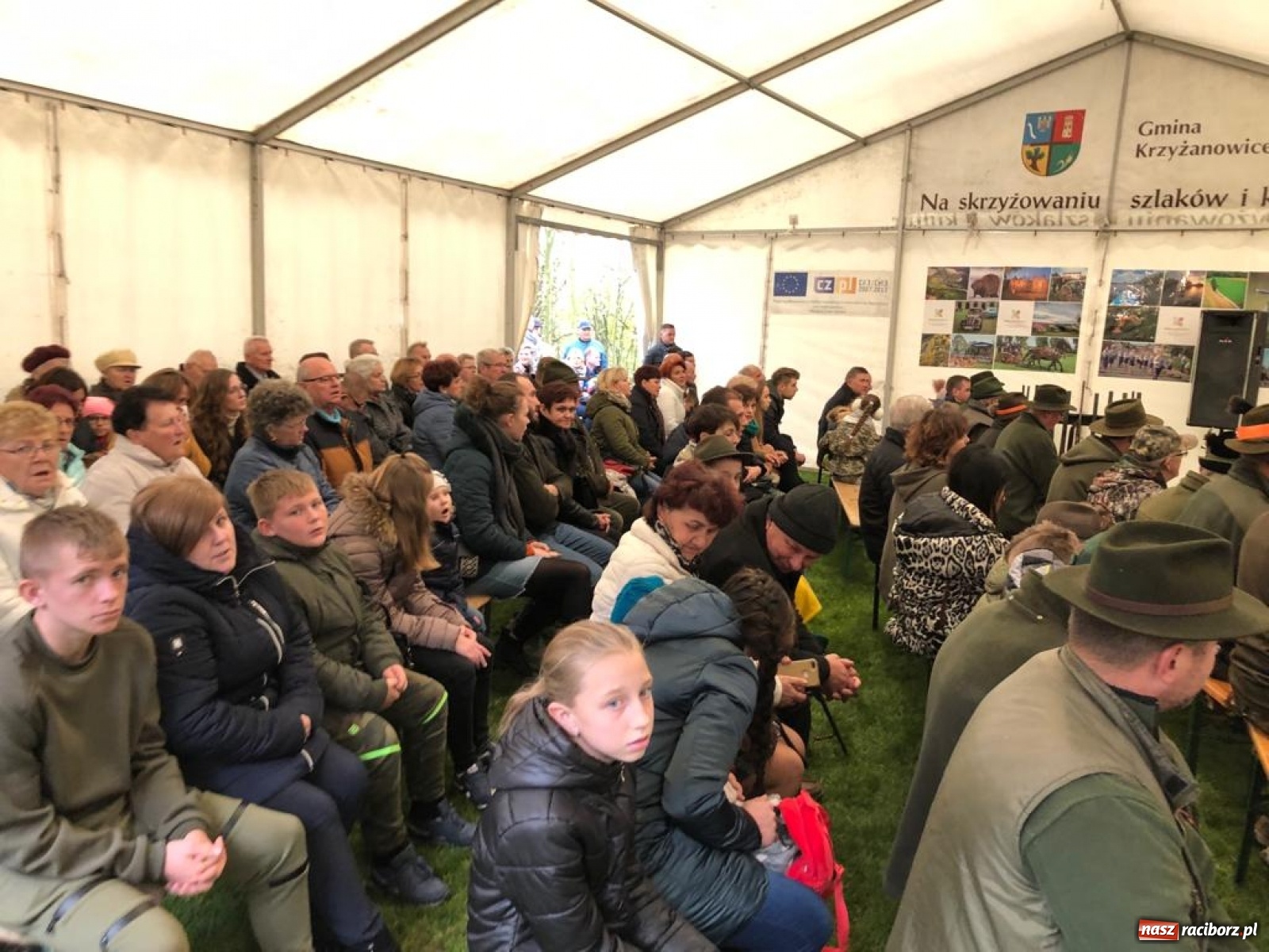 Zdjęcie w galerii na portalu naszraciborz.pl: W Bieńkowicach wspomniano świętego Huberta  wiadomości z regionu