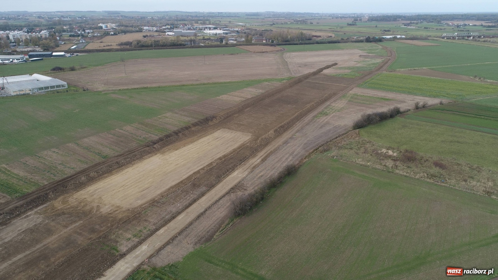 Zdjęcie w galerii na portalu naszraciborz.pl: Wschodnia obwodnica Raciborza. Najnowszy raport z budowy [FOTO i WIDEO] wiadomości z regionu