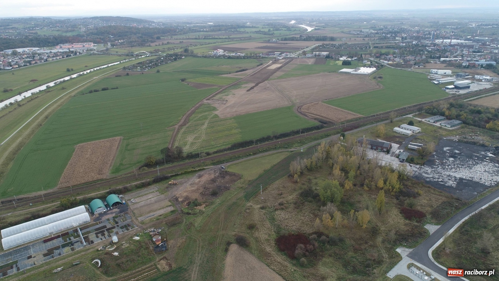 Zdjęcie w galerii na portalu naszraciborz.pl: Wschodnia obwodnica Raciborza. Najnowszy raport z budowy [FOTO i WIDEO] wiadomości z regionu