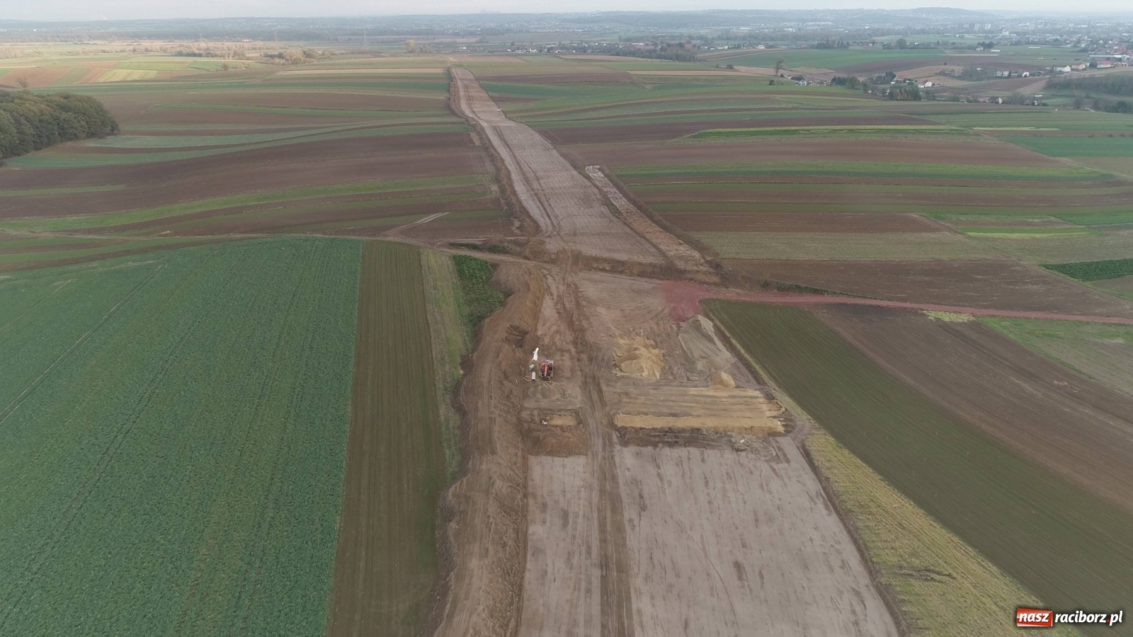 Zdjęcie w galerii na portalu naszraciborz.pl: Wschodnia obwodnica Raciborza. Najnowszy raport z budowy [FOTO i WIDEO] wiadomości z regionu