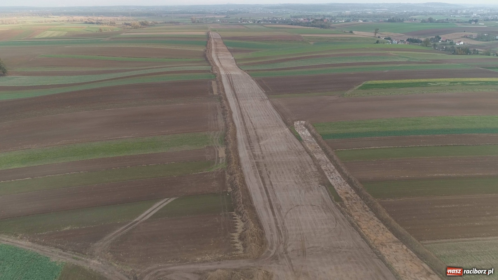 Zdjęcie w galerii na portalu naszraciborz.pl: Wschodnia obwodnica Raciborza. Najnowszy raport z budowy [FOTO i WIDEO] wiadomości z regionu